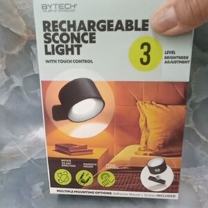 Black Reading Light for Tablets with Adjustable Brightness